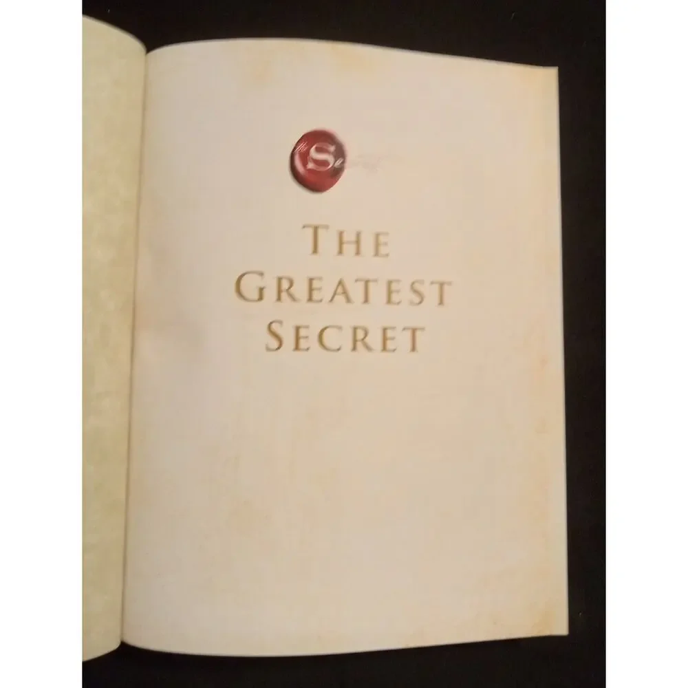 The Greatest Secret by Rhonda Byrne Hardcover 2020 Spiritual Book